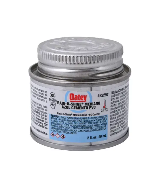 Cemento para PVC Azul Alta Humedad 2 oz 59 ml Oatey