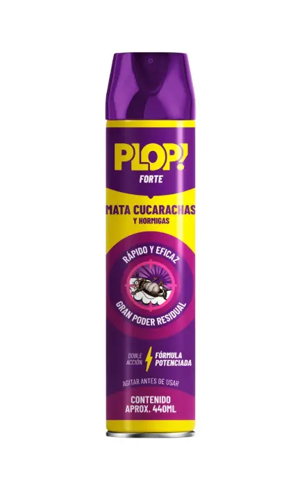 Insecticida Mata Cucarachas y Hormigas Plop Forte 440 ml