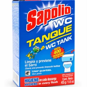 Pastilla para Tanque de WC Tank Sapolio 45 g