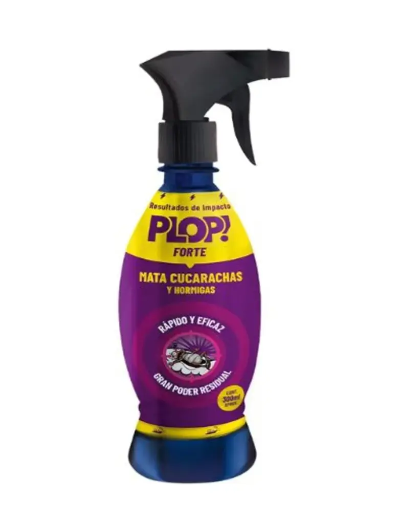 Insecticida Mata Cucarachas y Hormigas Plop Forte 300 ml