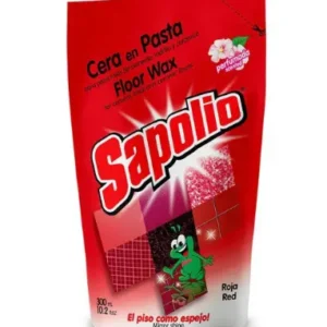 Cera en Pasta Roja Sapolio 300 ml
