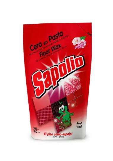 Cera en Pasta Roja Sapolio 300 ml