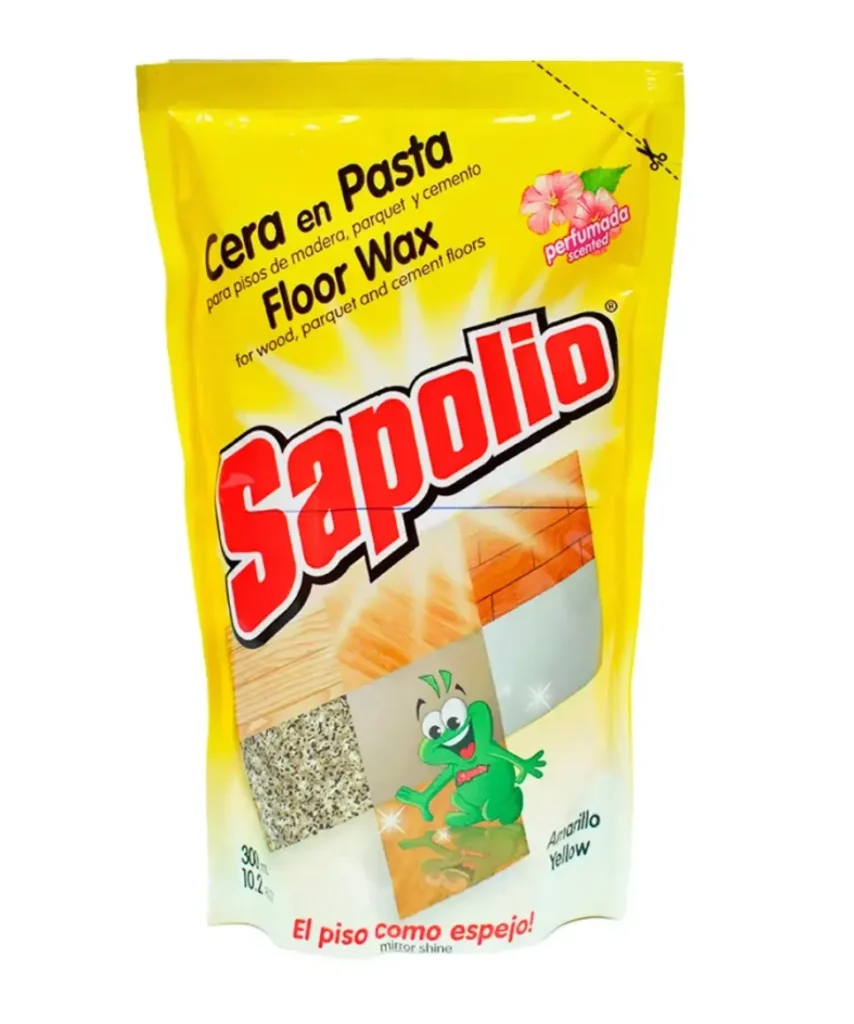 Cera en Pasta Amarilla Sapolio 300 ml