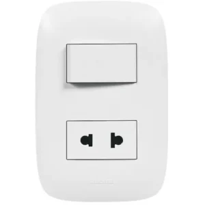 Interruptor con Tomacorriente Universal 10A 250V Bticino AP1230