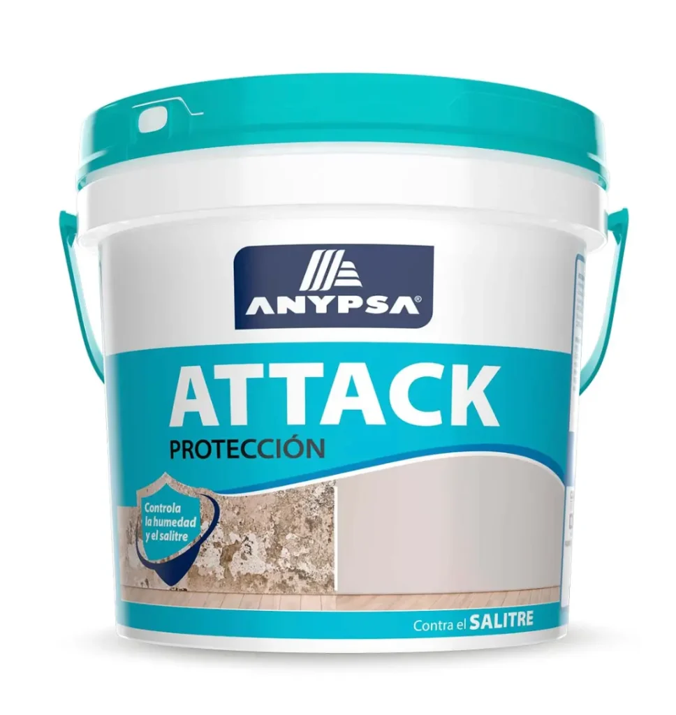 Pintura Attack Protección Contra el Salitre Anypsa