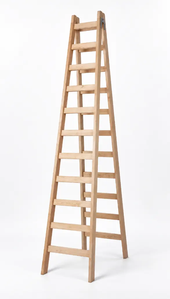 Escalera de Madera de 11 Pasos