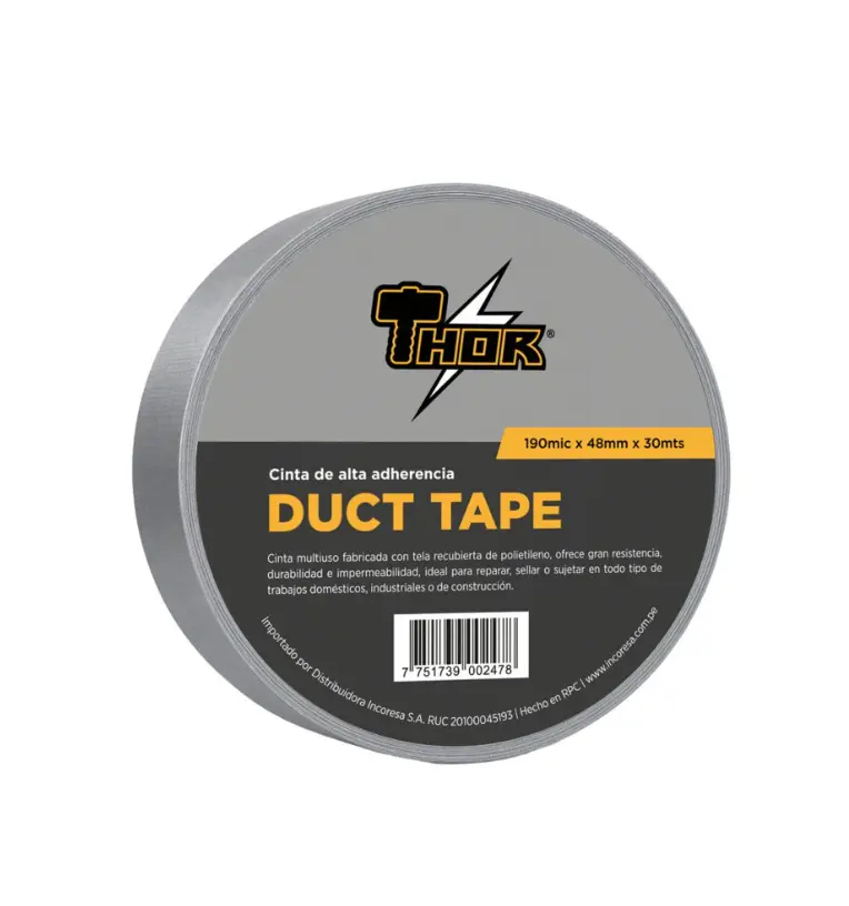 Cinta para Ducto Thor 48 mm x 30 m Espesor 190 Micras