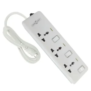 Supresor de Pico Luxury Home Light 3 Tomas Independientes 1500 W 3 metros