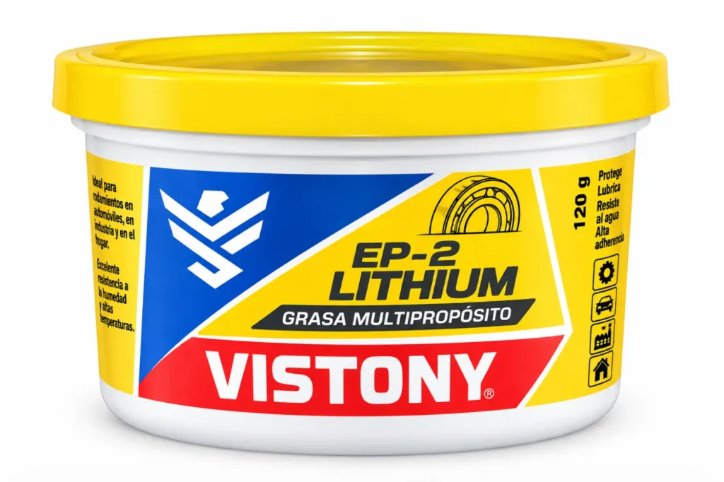 Grasa Multipropósito EP-2 Lithium Vistony 120 g