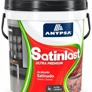 Pintura Satinado Satinlast Blanco Ultra Premium Anypsa 4 galones 18 litros