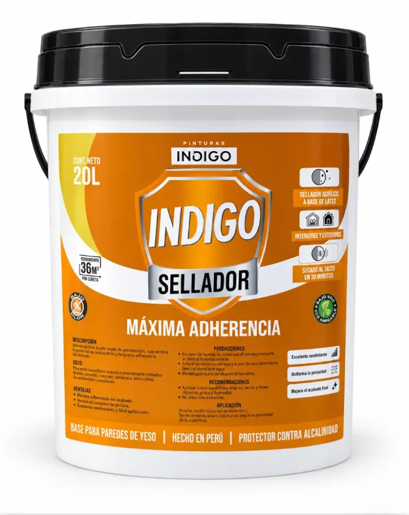 Sellador Acrílico Índigo Máxima Adherencia 4 galones