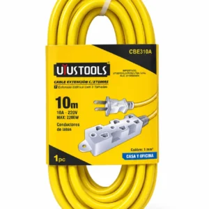 Extensión Eléctrica Uyustools 3 Tomas 10 Metros CBE310A
