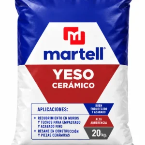 Yeso Cerámico en Polvo Martell 20 kg