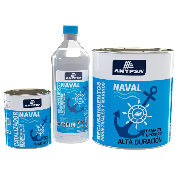 Kit Naval Anypsa Esmalte Epóxico Alta Duración con Catalizador y Disolvente