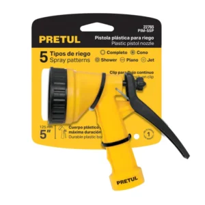 Pistola Plástica para Riego 5 Funciones Pretul PIM-55P 5 pulgadas
