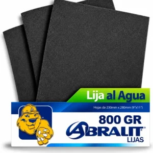 Lija al Agua Abralit Grano 800