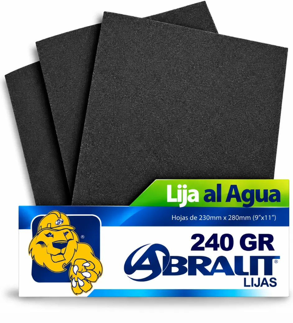 Lija al Agua Abralit Grano 240
