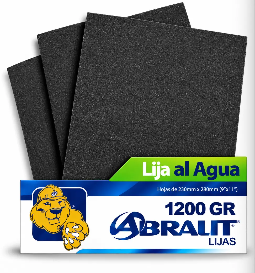 Lija al Agua Abralit Grano 1200