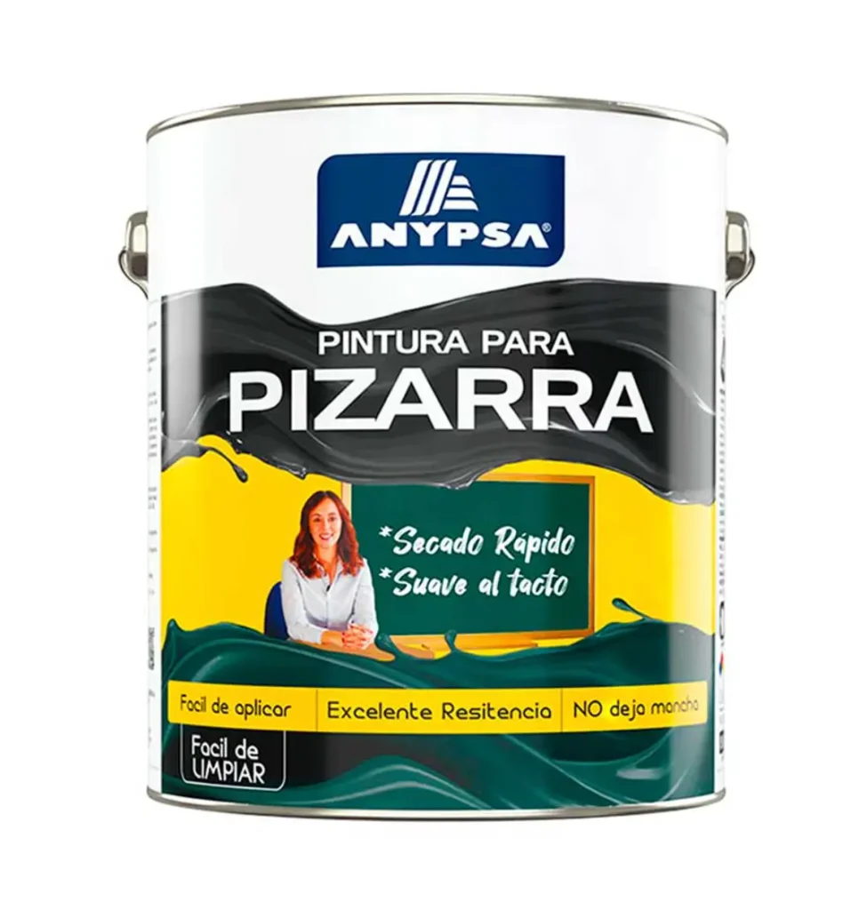 Pintura para Pizarra Anypsa 1 Galón en Verde y Negro