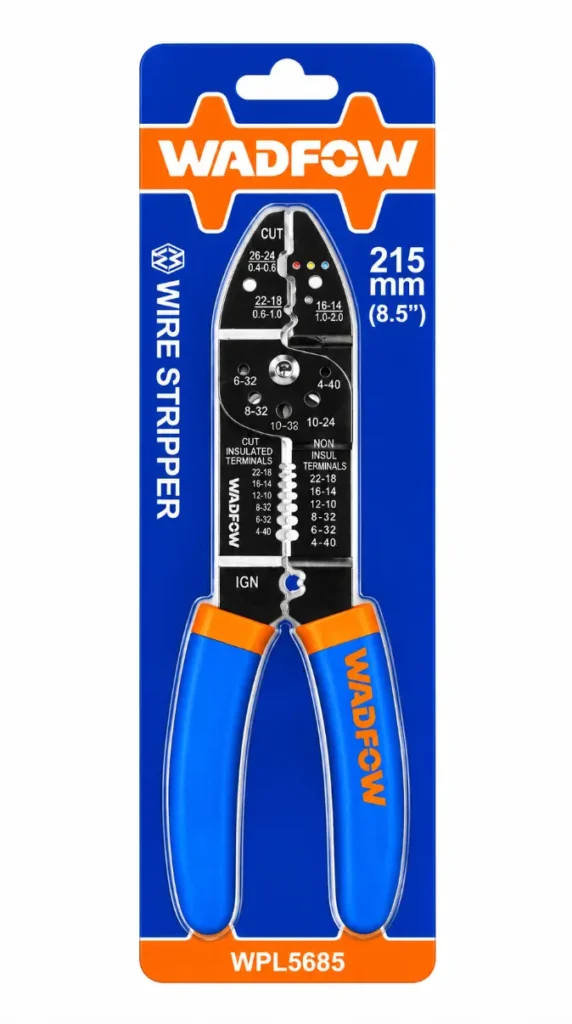 Pelacables y Cortador Wadfow WPL5685 de 215 mm 8.5 pulgadas