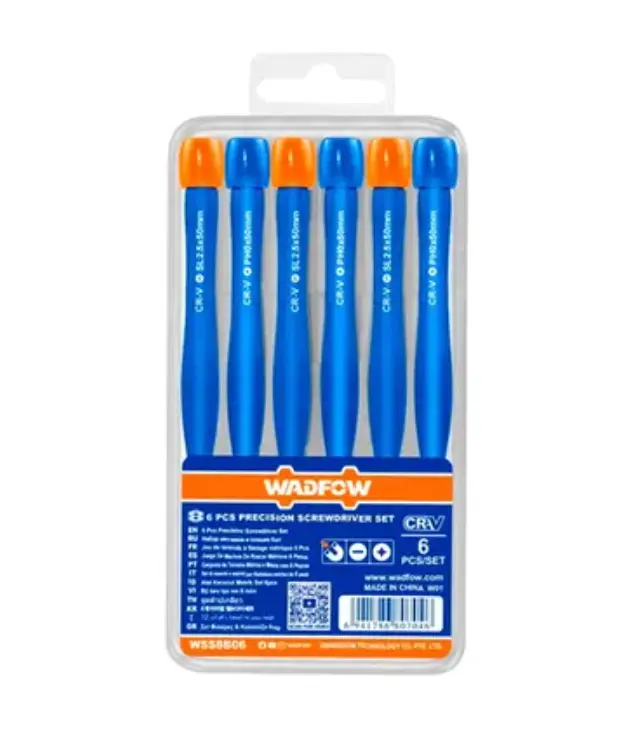 Juego de Destornilladores de Precisión Wadfow WSS2B06 de 6 Piezas (copia)