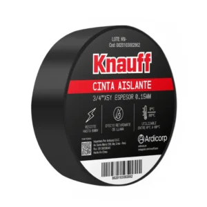 Cinta Aislante Negra Knauff de 3/4 Pulgadas x 5 Yardas (copia)