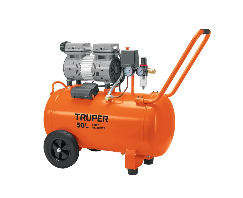 Compresor de Aire Silencioso sin Aceite Truper 50 Litros 2 HP 127 V Código 102959 (copia)