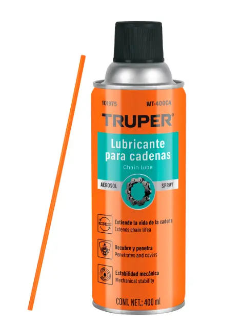 Lubricante para Cadenas en Aerosol Truper 400 ml