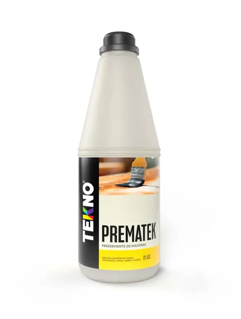 Prematek Tekno Amarillo Mate 1 Litro Protector Preservante para Madera