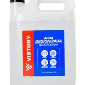 Agua Desionizada para Batería Vistony 1 Galón