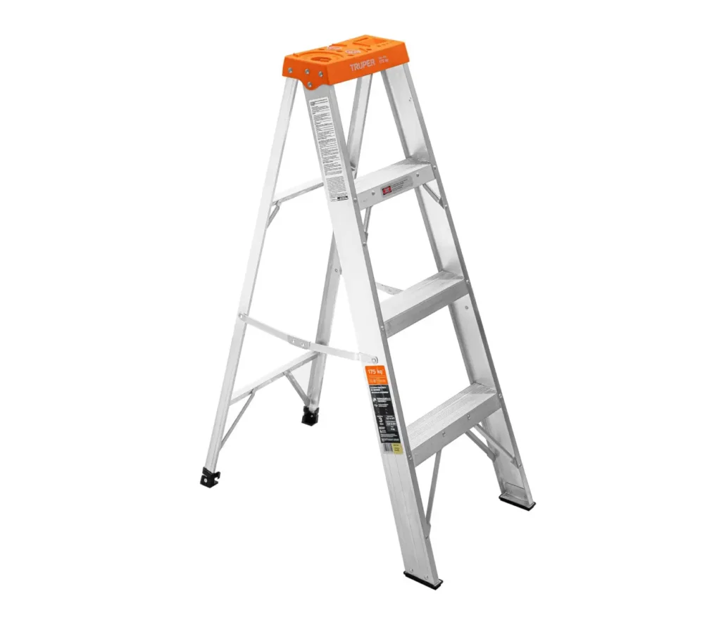 Escalera de Tijera de Aluminio Tipo II 3 Peldaños Truper 10435 (copia)