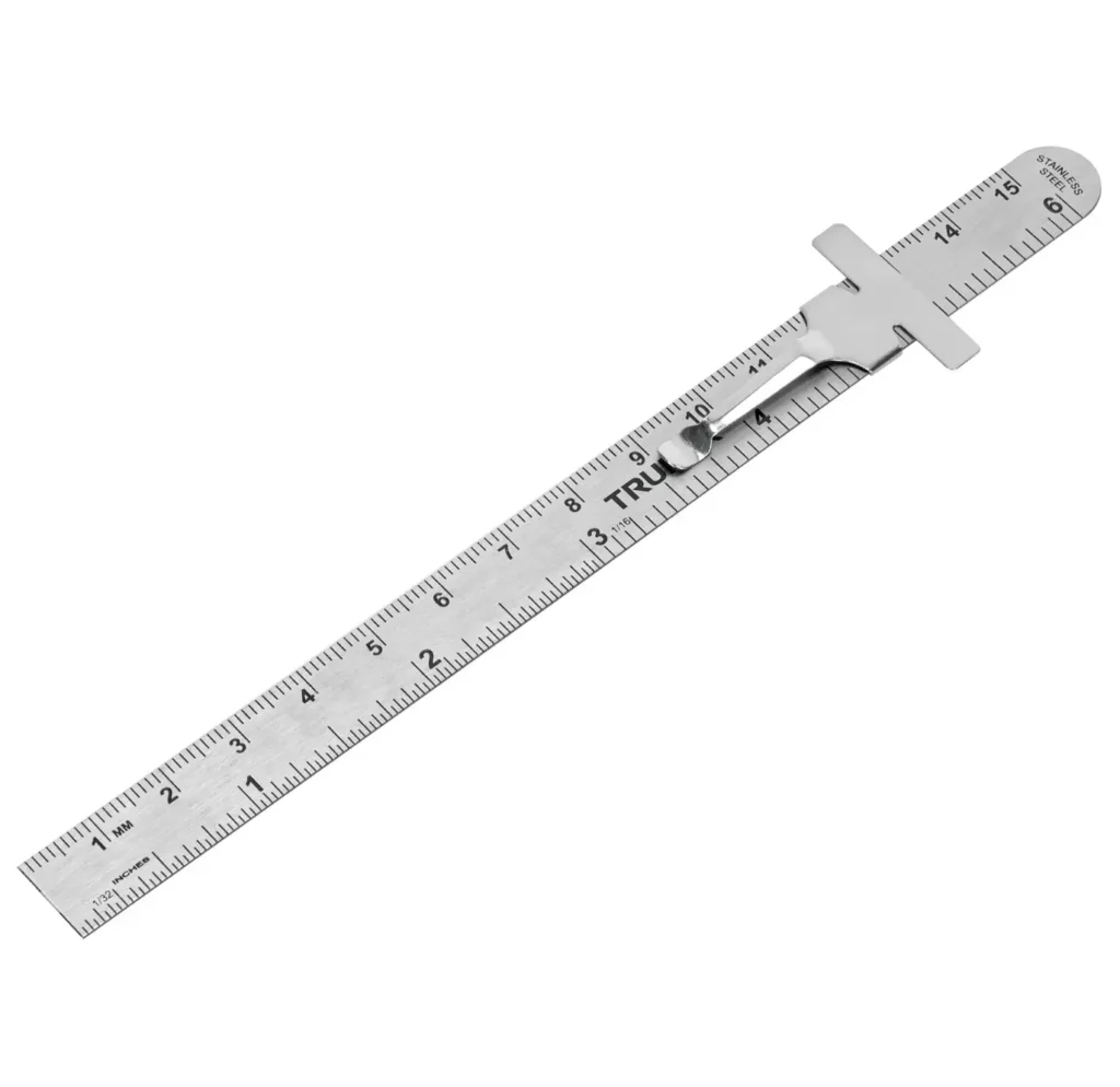 Regla de Bolsillo de Acero Inoxidable 15 cm Truper 101810