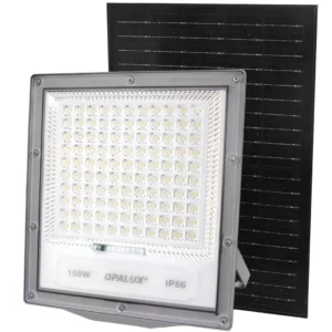 Reflector LED Solar 150W con Panel y Sensor Radar Opalux OP-SFL150-CW (copia)